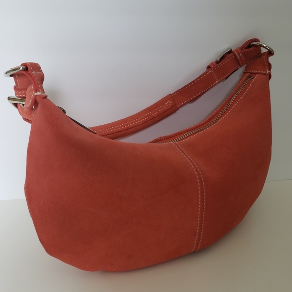 Express Handbags - Genuine Suede Express shoulder Bag